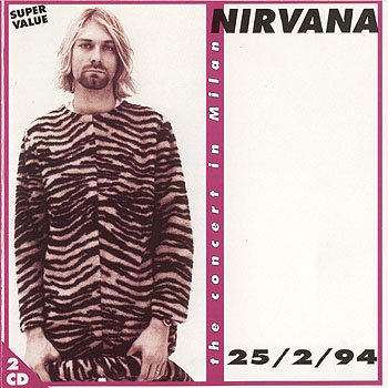 Nirvana The concert in milan - cover