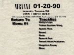 Nirvana Legends - DVD menu