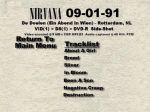 Nirvana De Doelen #1 - DVD menu