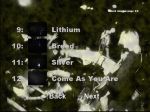 Nirvana Arena - DVD menu