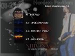 Nirvana Hordern Pavilion - DVD menu