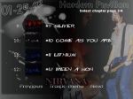 Nirvana Hordern Pavilion - DVD menu