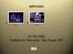 Nirvana Estadio do Morumbi - DVD menu
