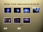 Nirvana Estadio do Morumbi - DVD menu
