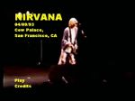 Nirvana Cow palace #2 - DVD menu