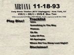 Nirvana MTV Unplugged uncut - DVD menu