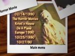 Nirvana The Horror Movies DVD - DVD menu